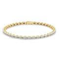 Sparkles Oval Diamond Tennis Bracelet