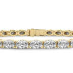 Sparkles Oval Diamond Tennis Bracelet