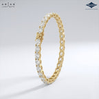 Arias by Lara Dutta Oval Diamond Tennis Bracelet