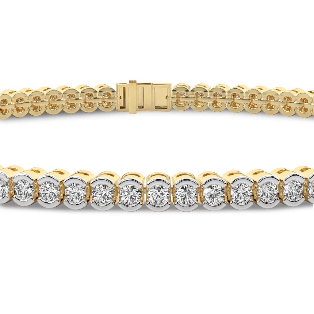 Sparkles Bezel Tennis Bracelet