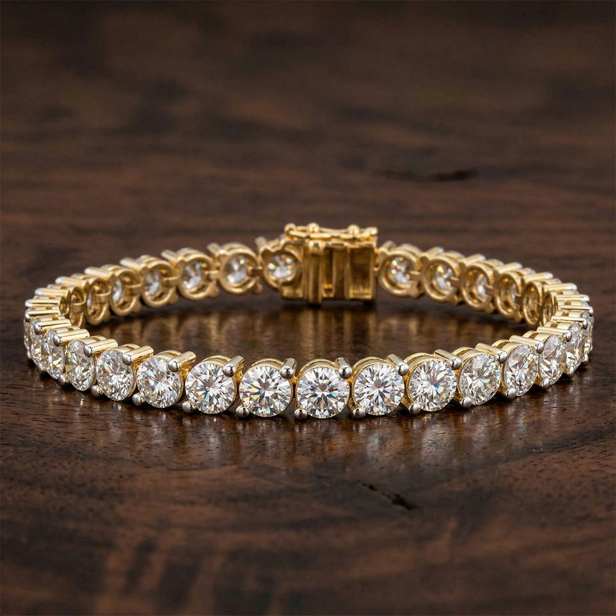 Sparkles Round cut Tennis Bracelet