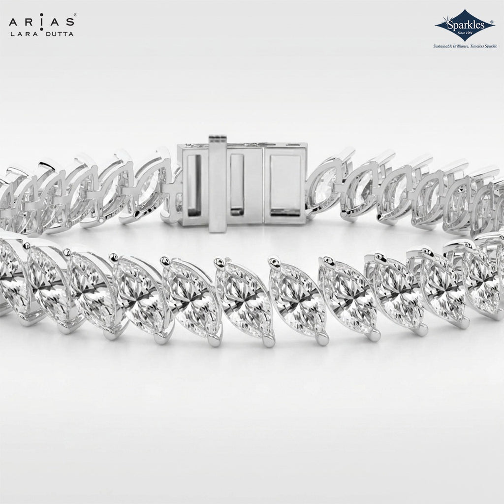 Arias by Lara Dutta Sustainable Brilliance Marquise Bracelet