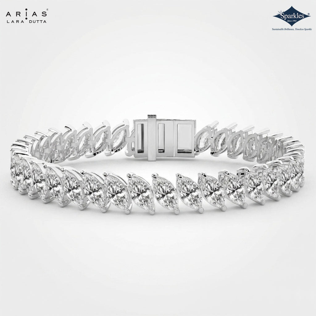 Arias by Lara Dutta Sustainable Brilliance Marquise Bracelet