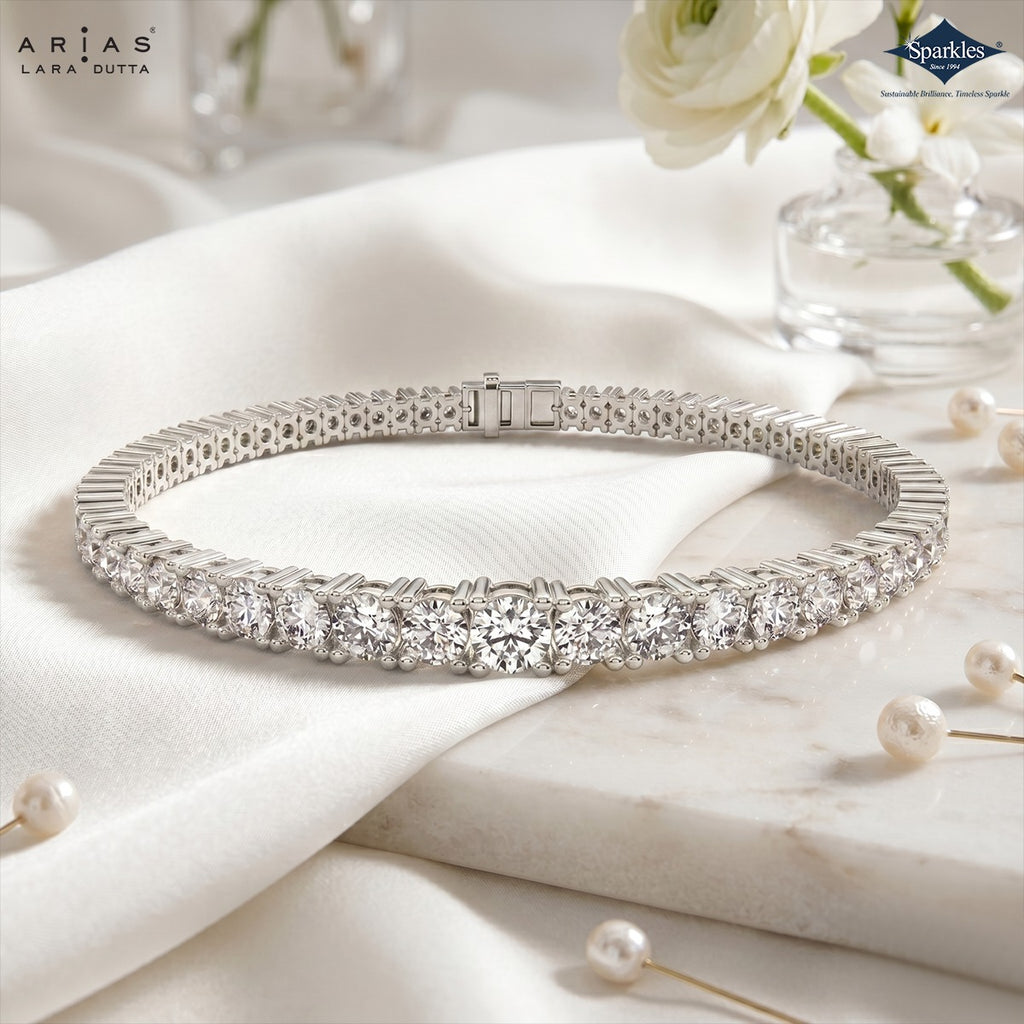 Arias by Lara Dutta Graduated Tennis Bracelet