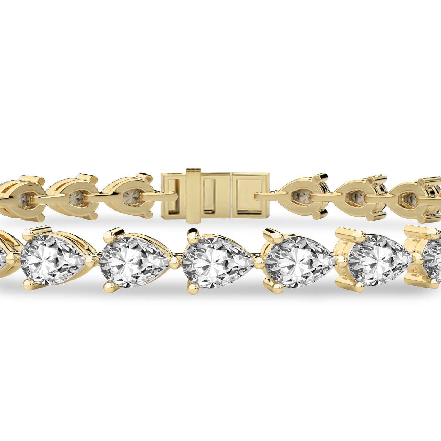 Sparkles Blush Pear Symphony Diamond Bracelet