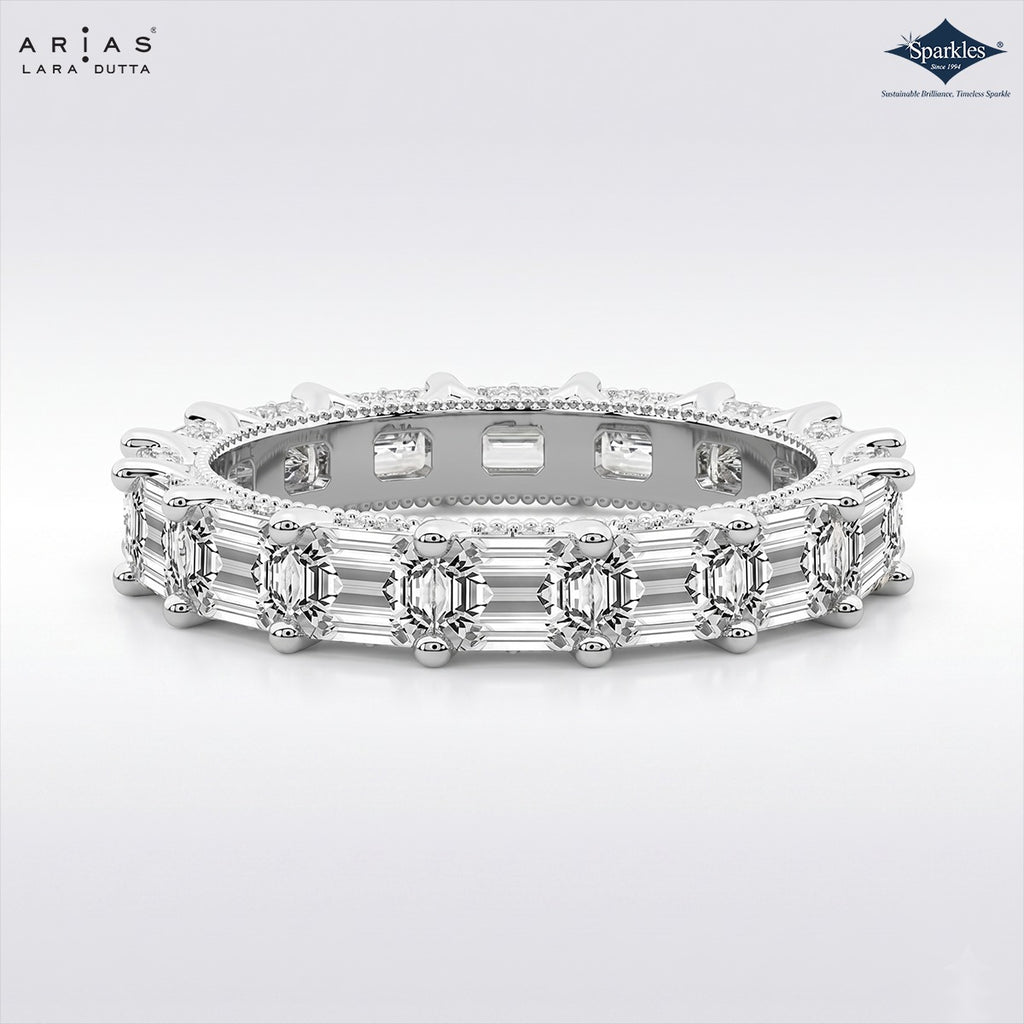 Arias by Lara Dutta Signature Emerald Eternity Ring