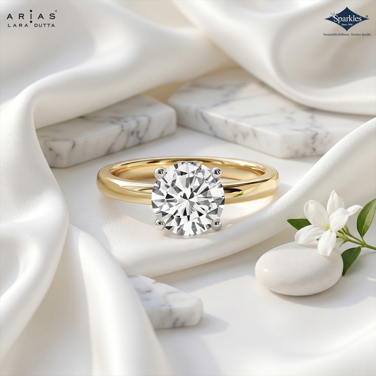 Arias by Lara Dutta Iconic Solitaire Engagement Ring
