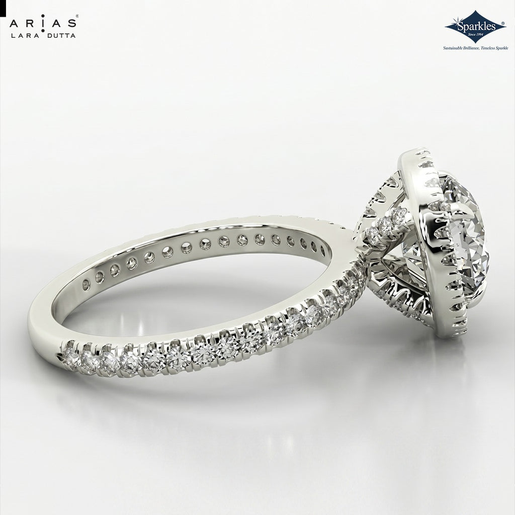 Arias by Lara Dutta Classic Four-Prong Solitaire Engagement Ring