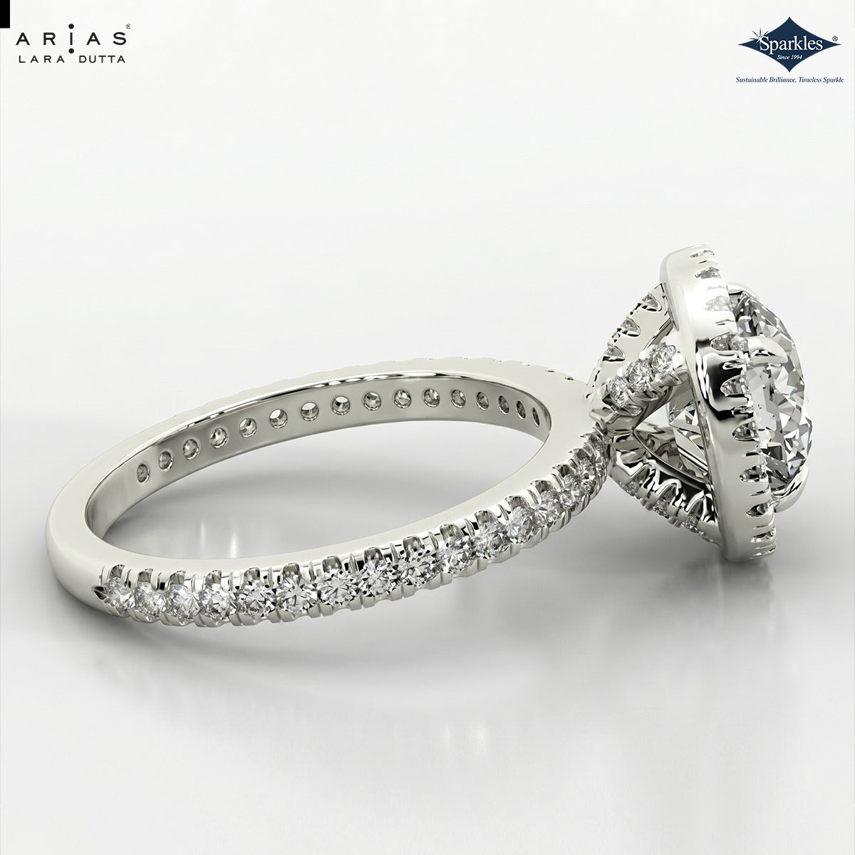 Arias by Lara Dutta Classic Four-Prong Solitaire Engagement Ring