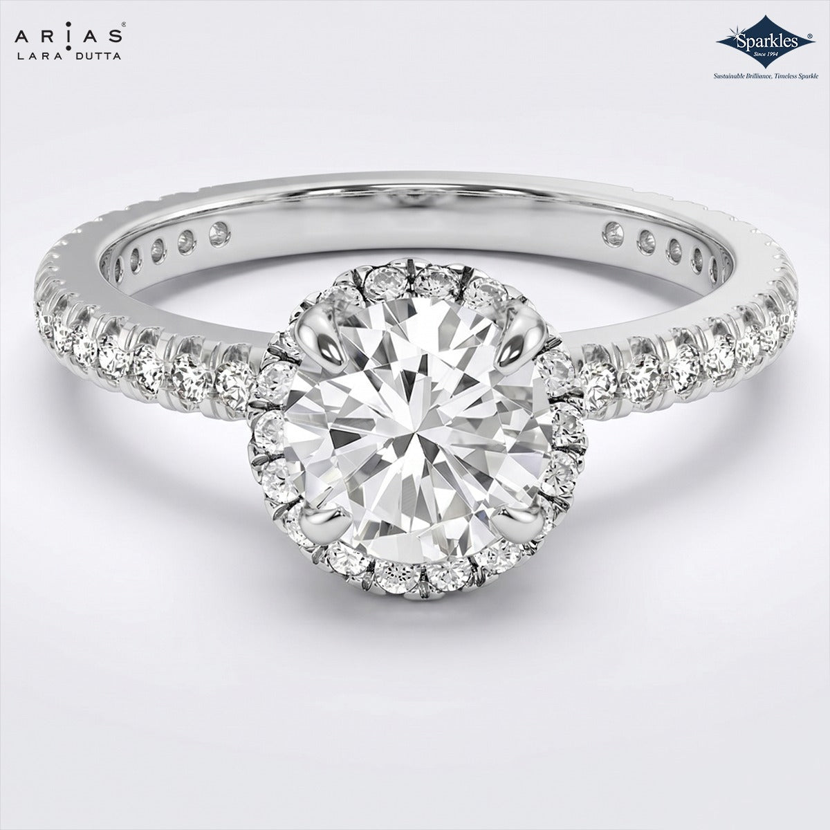 Arias by Lara Dutta Classic Four-Prong Solitaire Engagement Ring