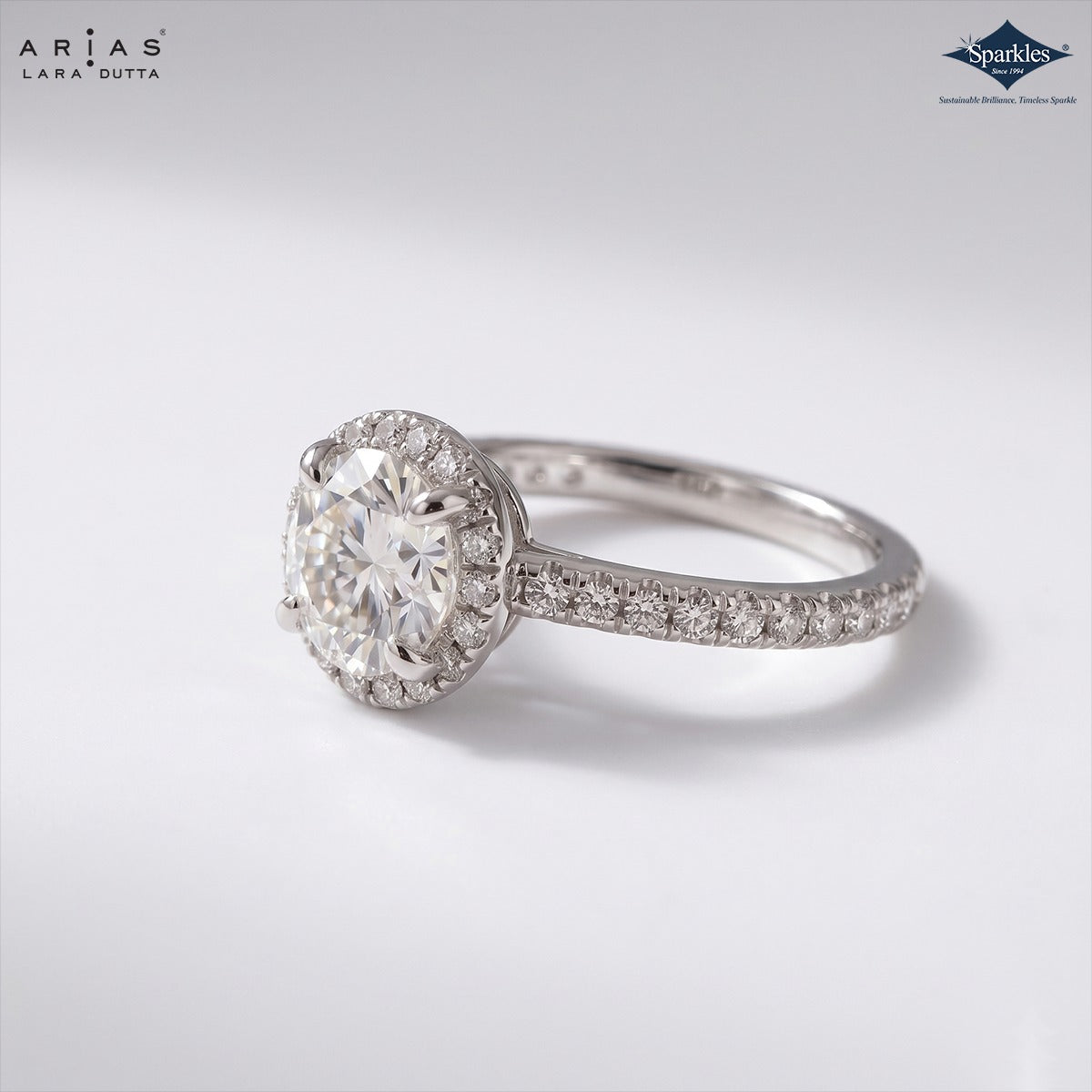 Arias by Lara Dutta Classic Four-Prong Solitaire Engagement Ring