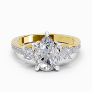 Arias by Lara Dutta Pear Shape Stone Ring