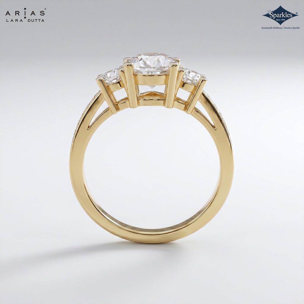 Arias by Lara Dutta Pear Shape Stone Ring