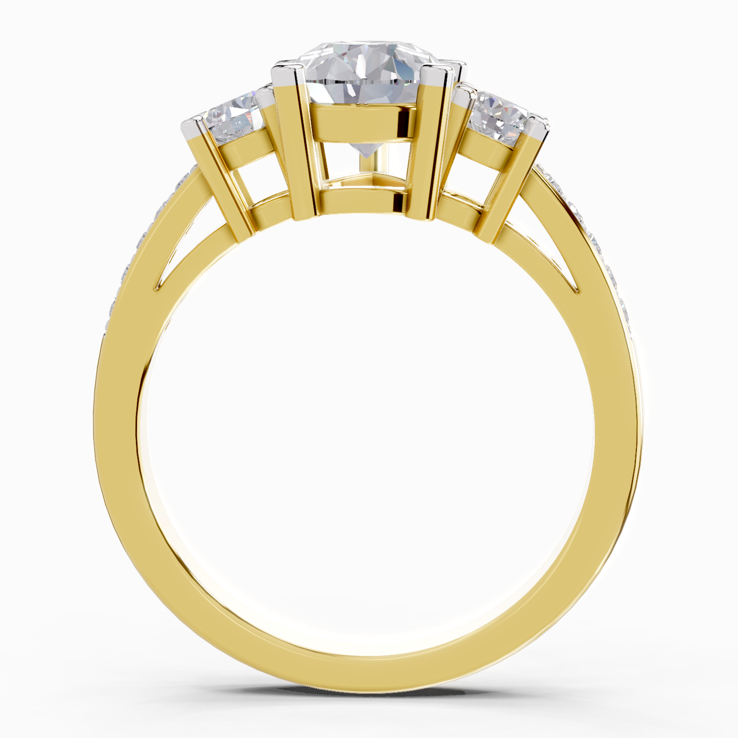 Arias by Lara Dutta Pear Shape Stone Ring