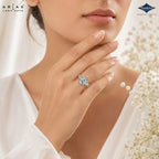 Arias by Lara Dutta Pear Shape Stone Ring