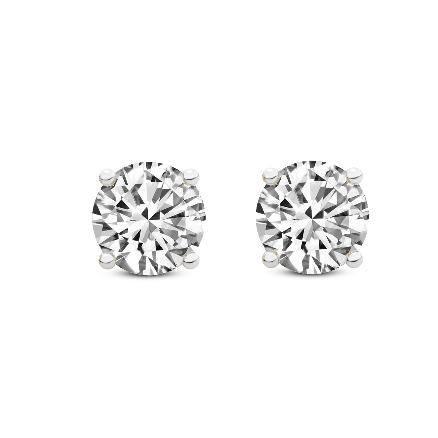 Sparkles 4.17 Carat Solitaire Stud Diamond Earring
