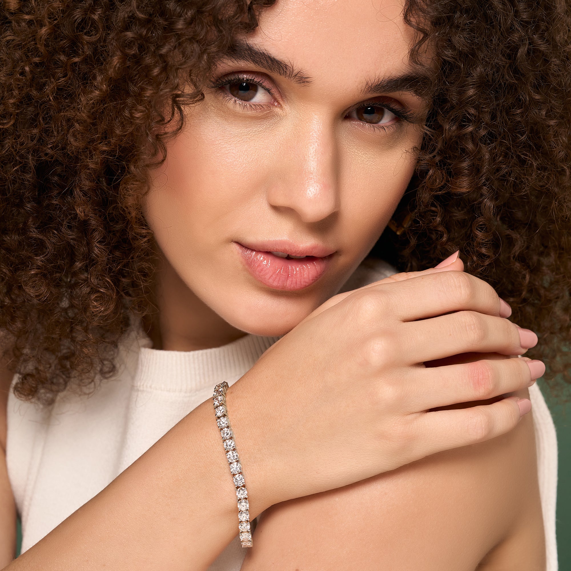 Sparkles Timeless Glamour Tennis Bracelet