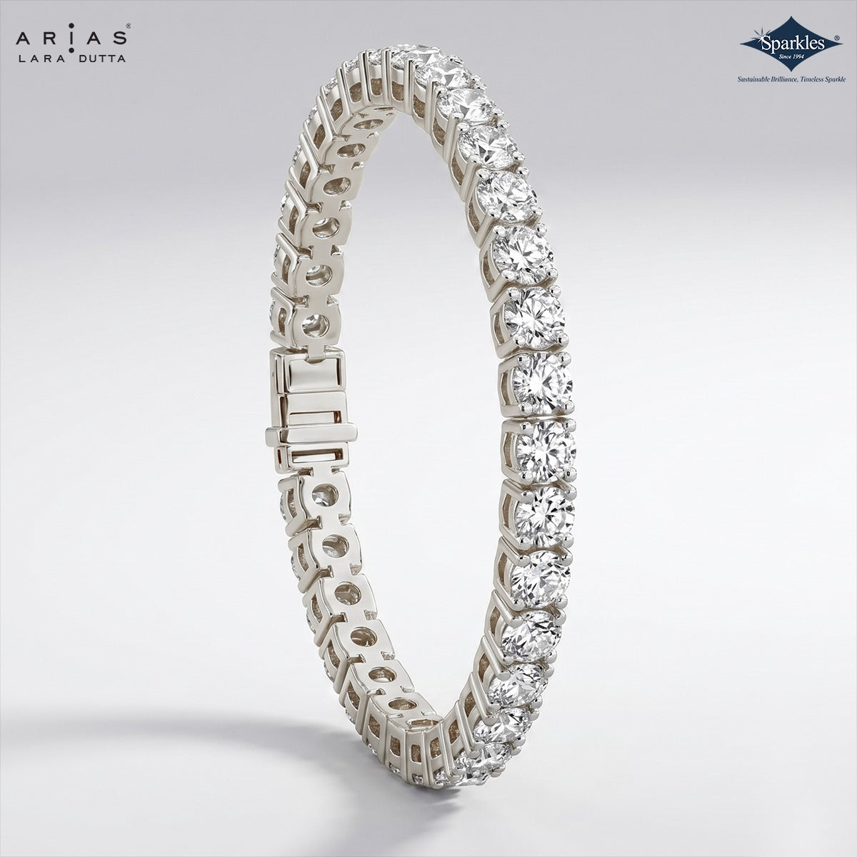 Arias by Lara Dutta Signature Diamond Tennis Bracelet