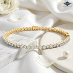 Arias by Lara Dutta Golden Radiance Tennis Bracelet