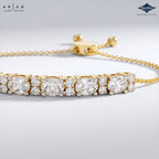 Arias by Lara Dutta Adjustable Bolo Chain Bracelet