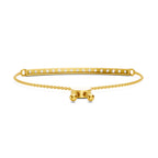 Sparkles Diamond Bar Bolo Bracelet