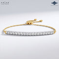 Arias by Lara Dutta Diamond Bar Bolo Bracelet