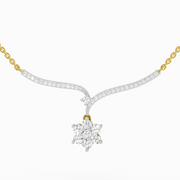 1.15 ct Star Lit Pendant Necklace in 14K