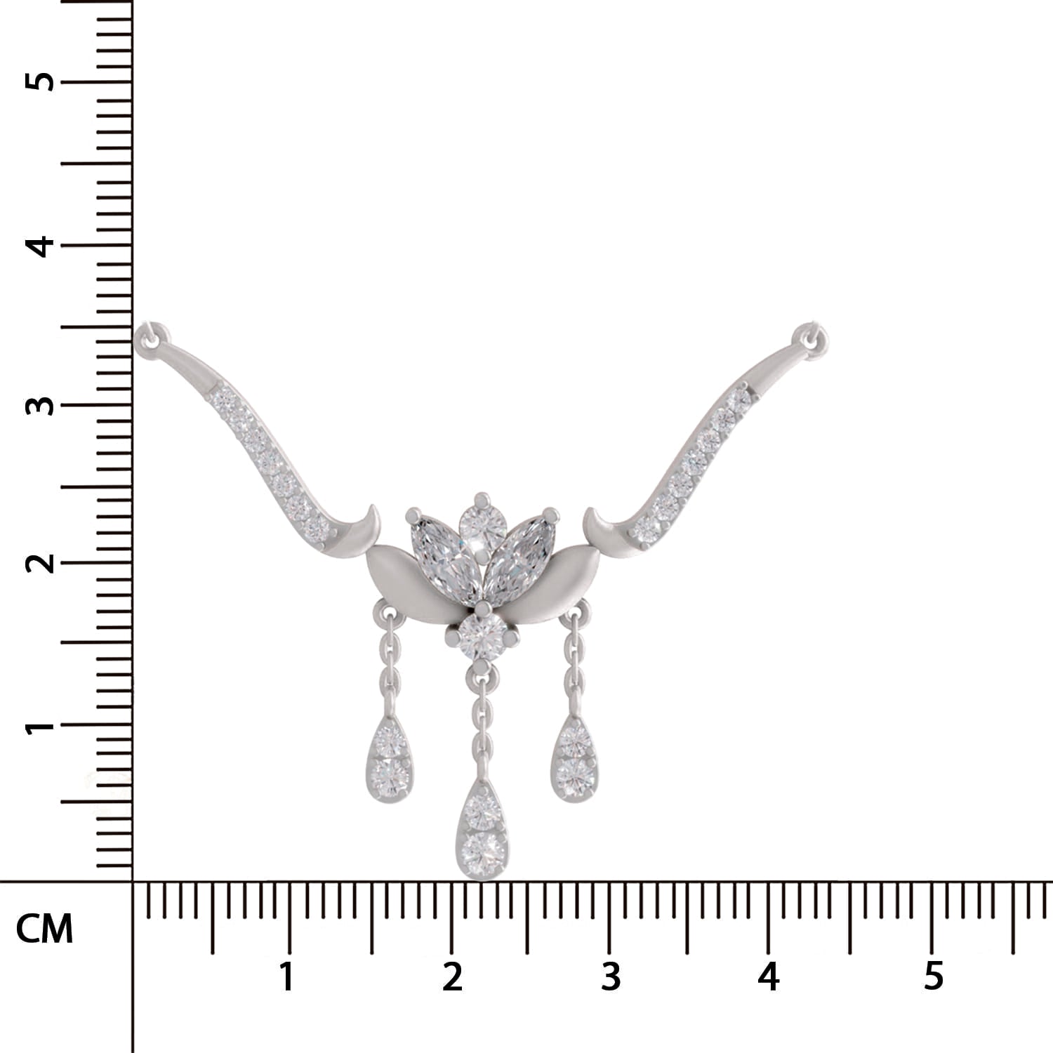 1.34 Carat Marquise & Round Shape Diamond Mangalsutra| 14K Yellow Gold