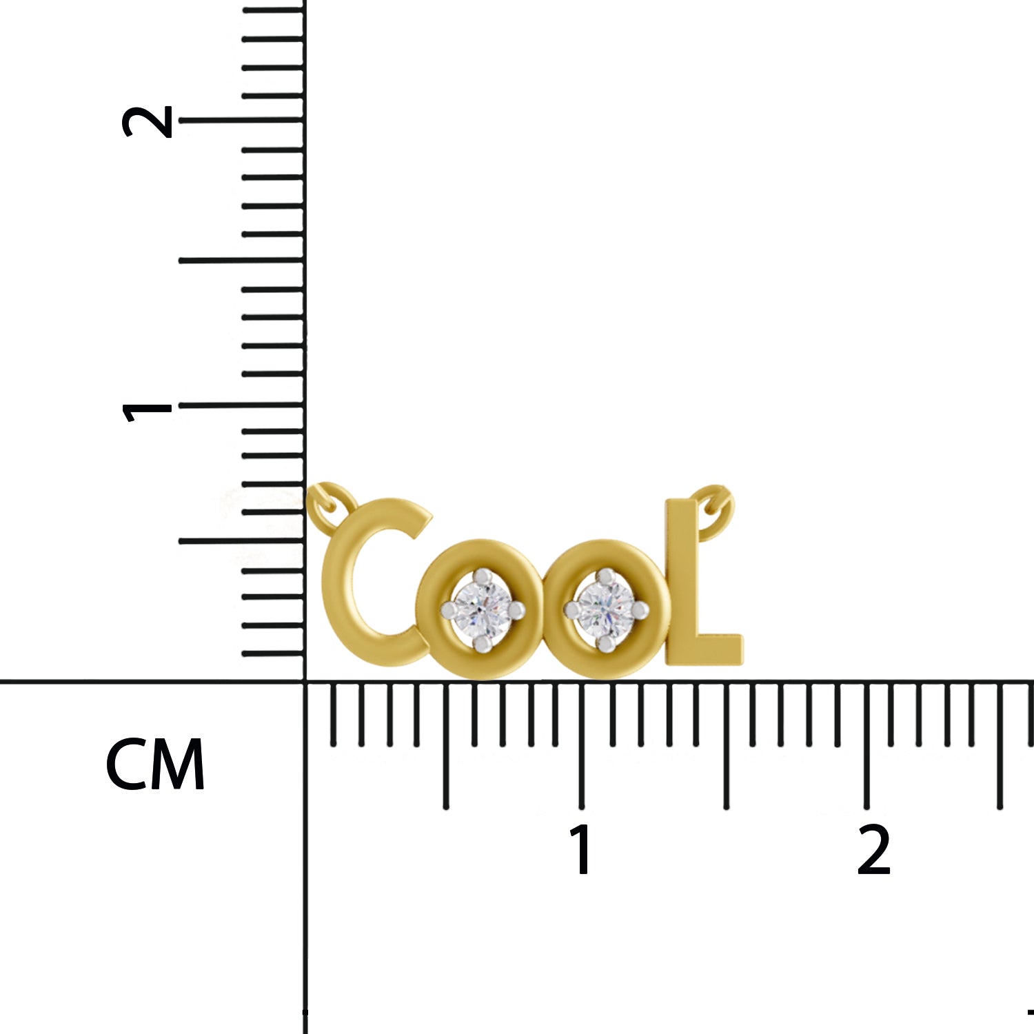 0.07 Ct  | 925 Sterling Silver Yellow Gold Plated Lightning Cool Necklace