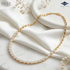 Arias by Lara Dutta Oval Shape Diamond Necklace