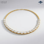 Arias by Lara Dutta Oval Shape Diamond Necklace