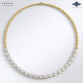 Arias by Lara Dutta Oval Shape Diamond Necklace