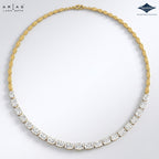 Arias by Lara Dutta Oval Shape Diamond Necklace