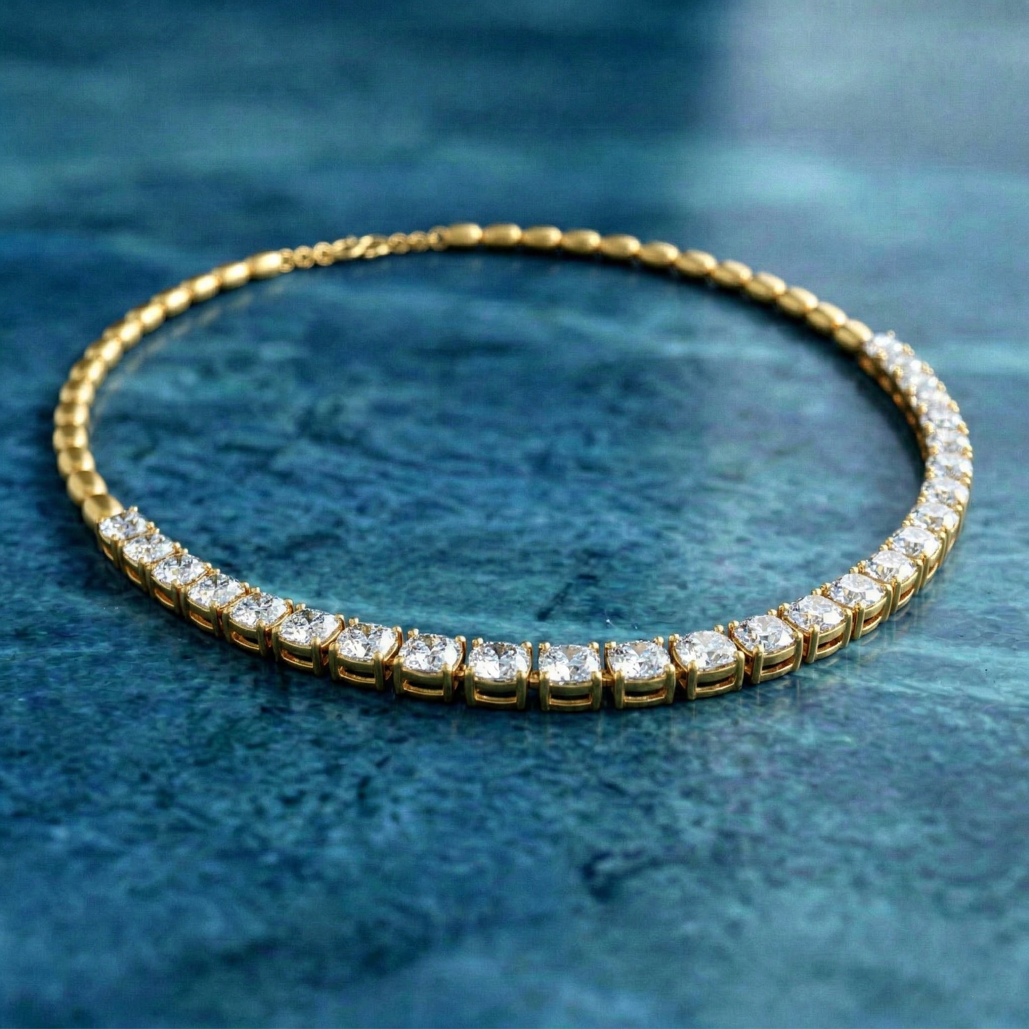 Sparkles Tennis Diamond Necklace