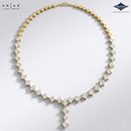 Arias by Lara Dutta Princess-Cut Diamond Linear Necklace