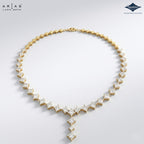 Arias by Lara Dutta Princess-Cut Diamond Linear Necklace