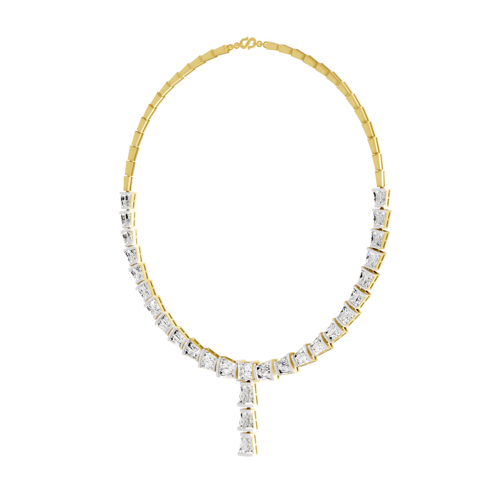 Sparkles Elegance Y Drop Dimaond Necklace