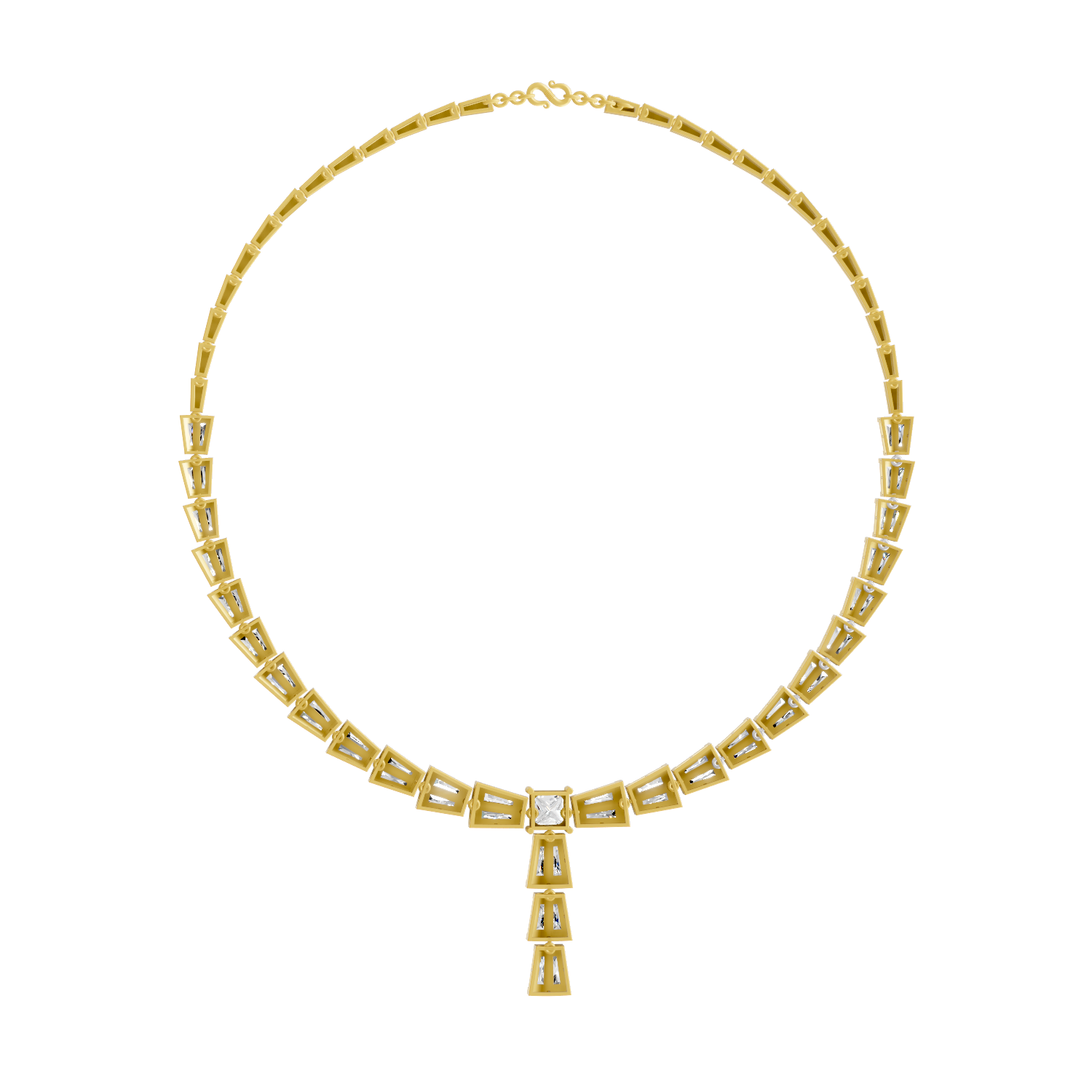 Sparkles Elegance Y Drop Dimaond Necklace