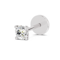 0.07 Carat Solitaire Diamond Nose Pin | 14K White Gold-Screw
