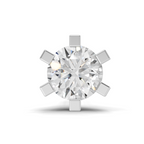 0.21 Carat Lab Grown Diamond classic 6-Prong Solitaire Nosepin | 14K Yellow Gold (Screw)