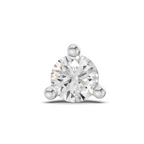 0.1 Carat Lab Grown Diamond Classic Trio-Prong Nosepin | 14K Rose Gold (Screw)