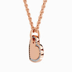 0.07 Carat Heart Pendant | 14K Rose Gold