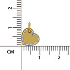 0.07 Carat Heart Pendant | 14K Yellow Gold