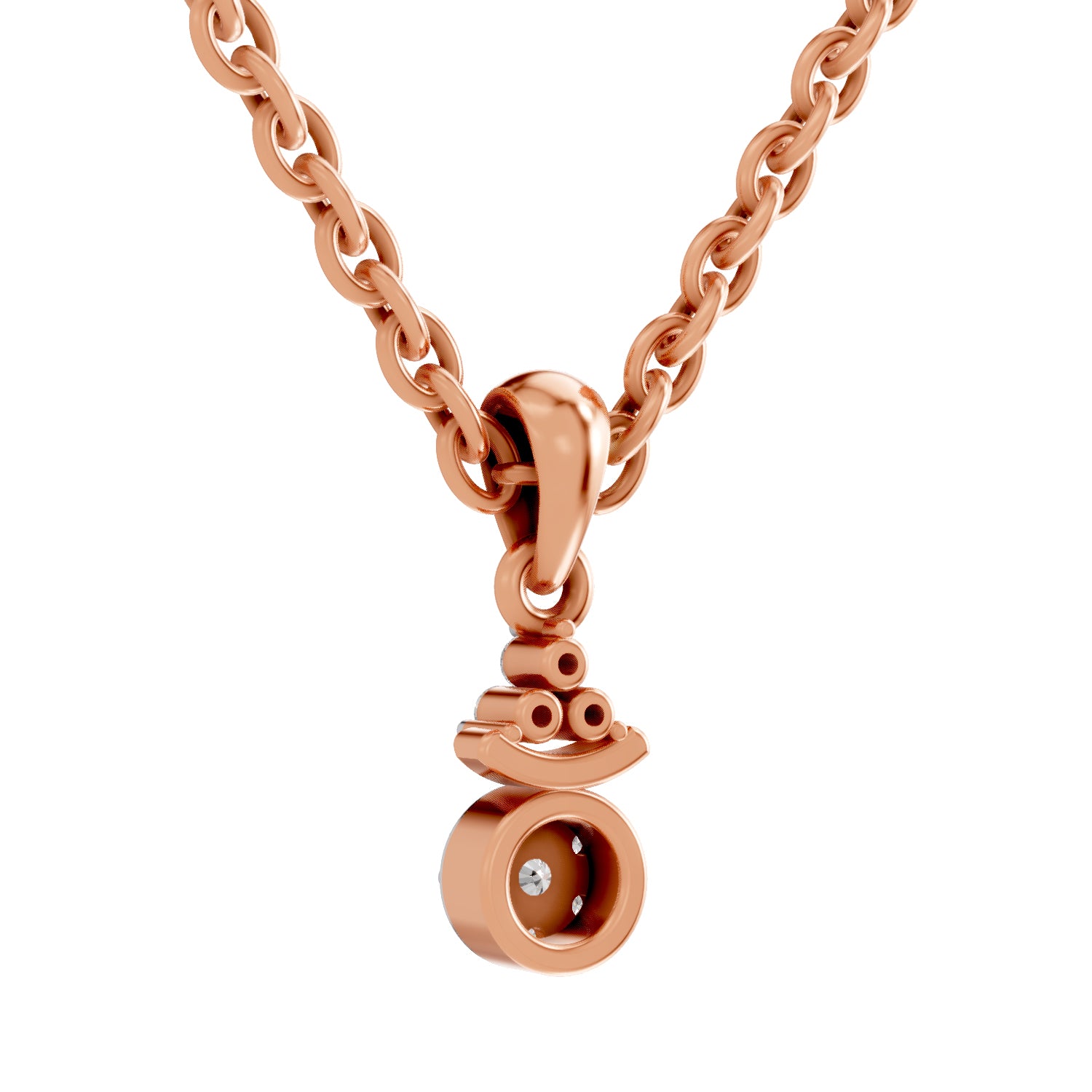 0.09 Ct Diamond Pendant in 14K