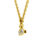 0.17 Carat Sparkling Orchard Cherry Pendant | 14K Yellow Gold