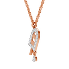 0.31 Carat Popsicle Pendant | 14K Rose Gold