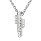 0.23 Carat Lab Grown Diamond Skyline Pendant in 14K