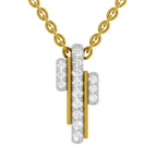 0.23 Carat Lab Grown Diamond Skyline Pendant in 14K