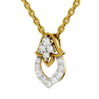 0.3 Carat Lab Grown Diamond teardrop Pendant in 14K