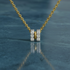 0.23 Carat Twogether Pendant Lab Grown Diamond in 14K Gold